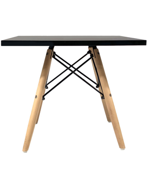 Stolik skandynawski kwadratowy CAPRI NERO 50 cm Stolik skandynawski kwadratowy CAPRI NERO 50 cm
