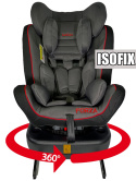 Fotelik samochodowy ISOFIX 360 FORZA RED 0-36 kg uniwersalny