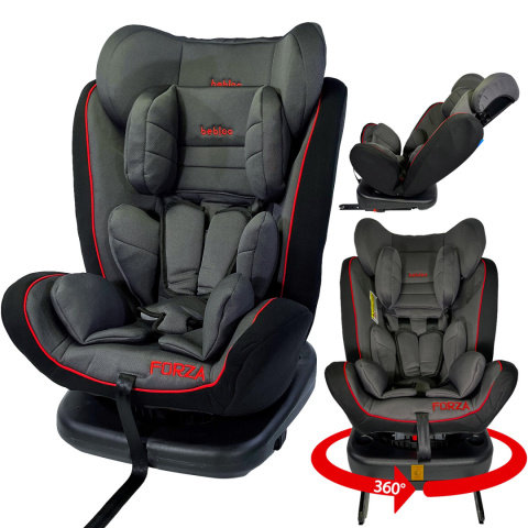 Fotelik samochodowy ISOFIX 360 FORZA RED 0-36 kg uniwersalny Fotelik samochodowy ISOFIX 360 FORZA RED 0-36 kg uniwersalny