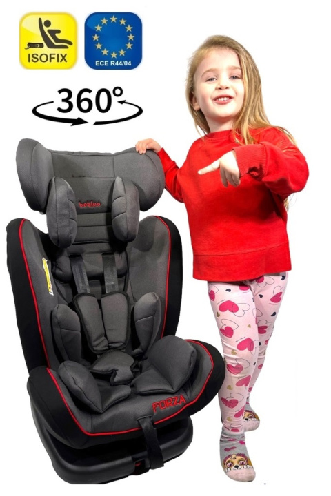Fotelik samochodowy ISOFIX 360 FORZA RED 0-36 kg uniwersalny Fotelik samochodowy ISOFIX 360 FORZA RED 0-36 kg uniwersalny