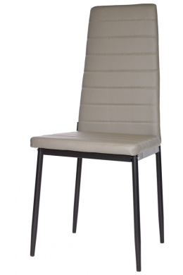 Krzesło tapicerowane VALVA PU GREY II GATUNEK