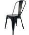 Krzesło metalowe loft CORSICA BLACK