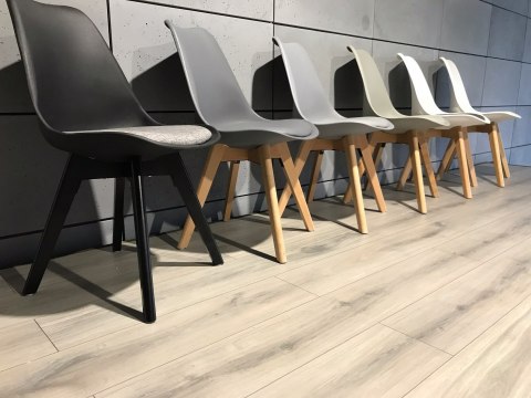 Krzesło skandynawskie MONZA DARK GREY II GATUNEK Krzesło skandynawskie MONZA DARK GREY II GATUNEK