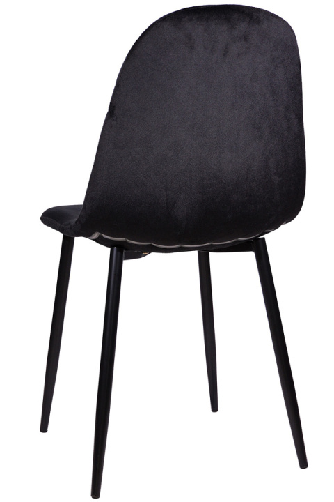 Krzesło tapicerowane CARO VELVET BLACK II GATUNEK Krzesło tapicerowane CARO VELVET BLACK II GATUNEK