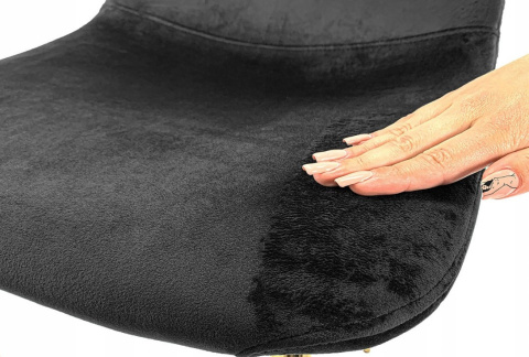 Krzesło tapicerowane CARO VELVET BLACK II GATUNEK Krzesło tapicerowane CARO VELVET BLACK II GATUNEK
