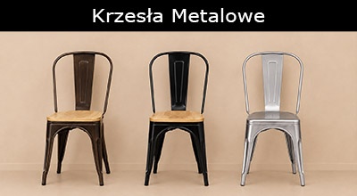 Krzesła metalowe